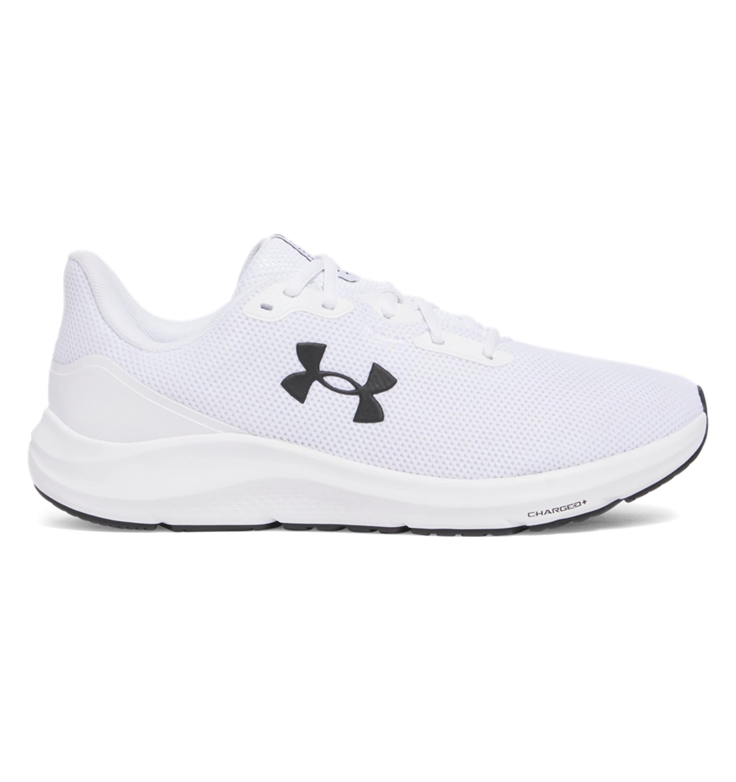 UNDER ARMOUR Running Shoes in White: front