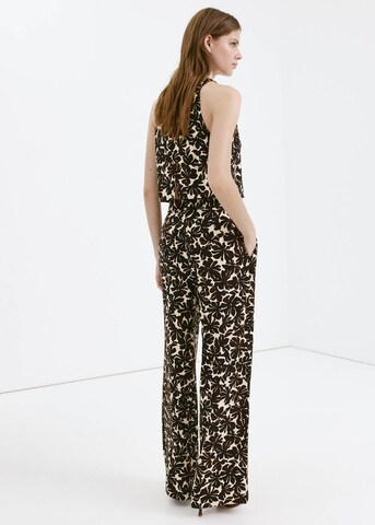 MANGO Wide Leg Hose 'Jamie' in Beige