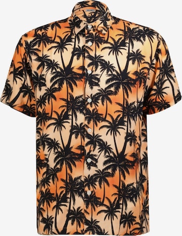 Chemise 'Handy' Deeluxe en orange : devant