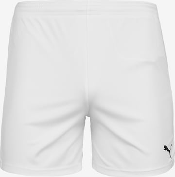 PUMA Sportbroek 'Team Goal 23 Knit' in Wit: voorkant