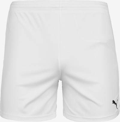 PUMA Sportbroek 'Team Goal 23 Knit' in de kleur Zwart / Wit, Productweergave