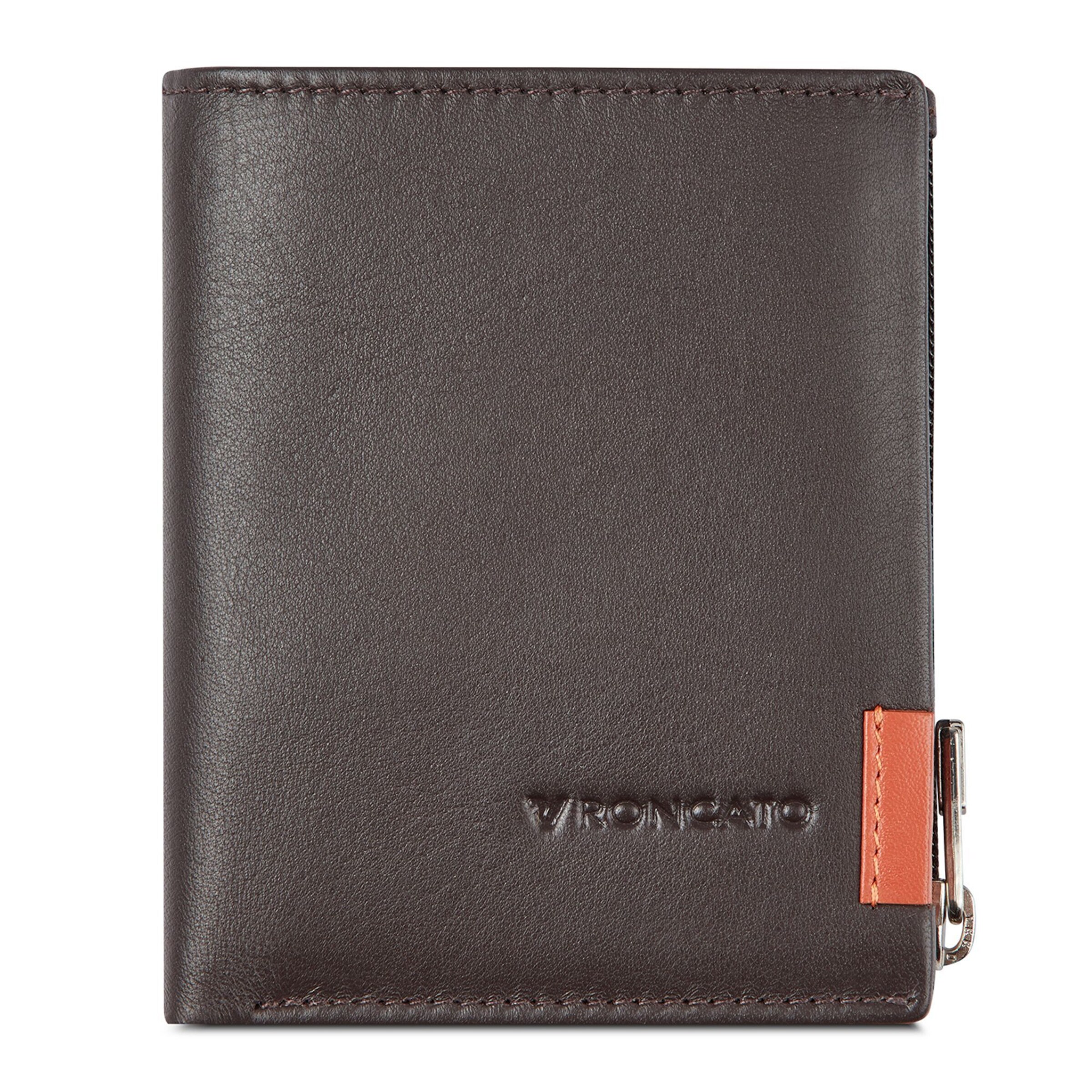 Roncato Portemonnaie 'Monaco' in Braun: Vorderseite