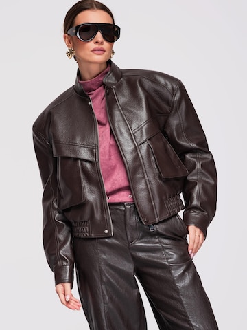 Ombre Between-season jacket in Brown