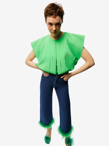 NOCTURNE - Blusa en verde