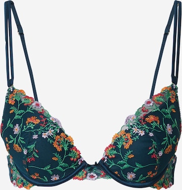 ETAM Push-up Rintaliivi 'GOURMANDISE' värissä sininen: etupuoli