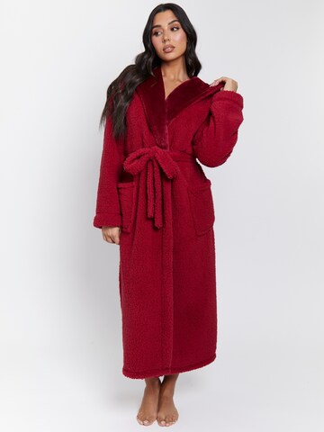 Loungeable Dressing Gown in Red: front