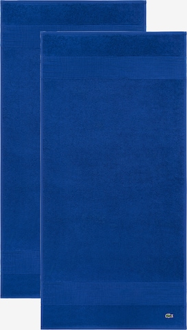LACOSTE Towel 'L LE CROCO' in Blue: front