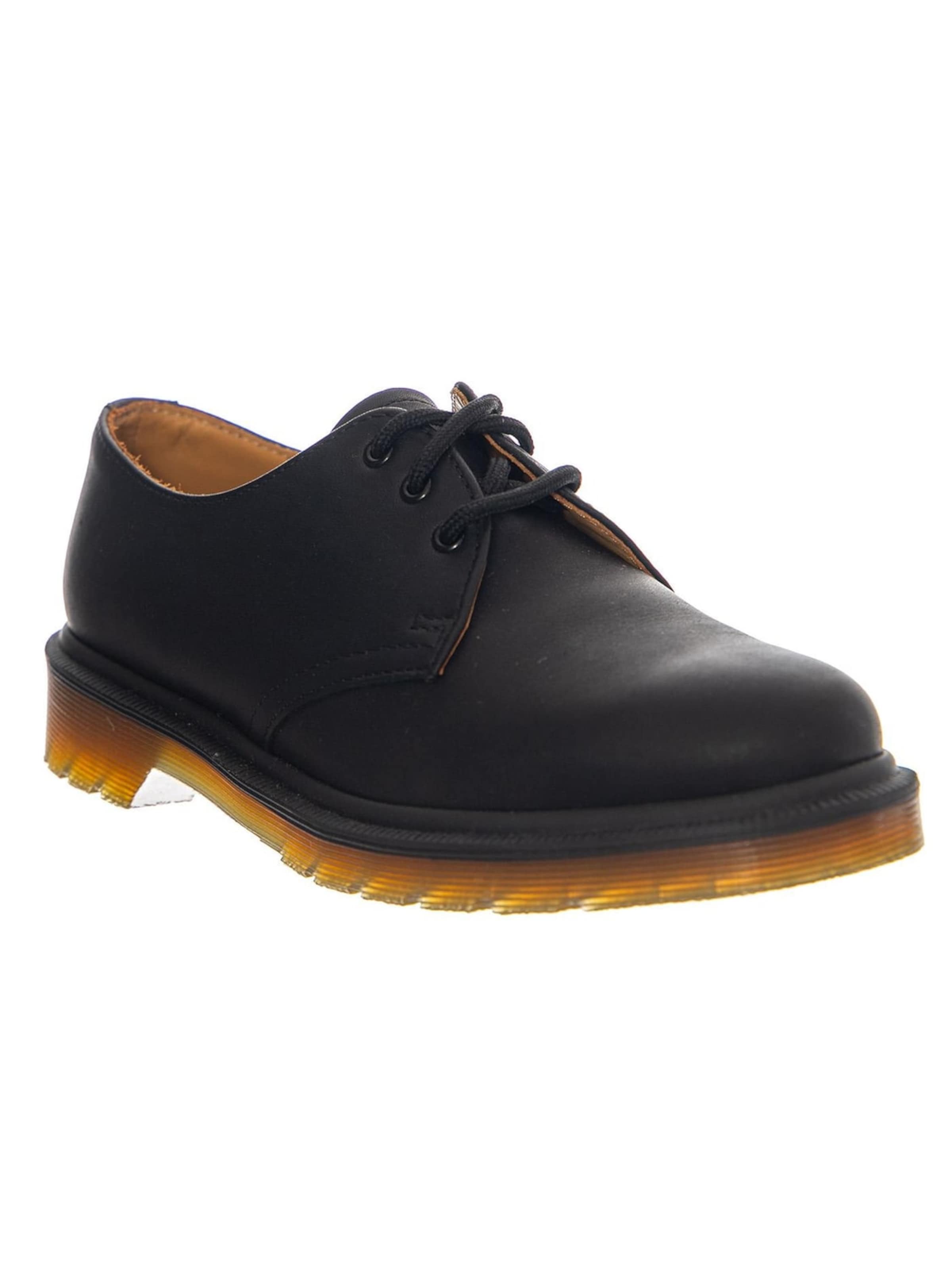 Chaussure à lacets 'Unisex 1461 Pw Lace-Up Black Noir Greasy Shoes' Dr. Martens en noir