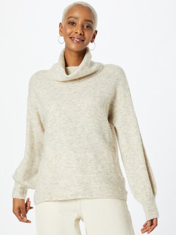 Cream Sweater 'MERLE' in Beige: front