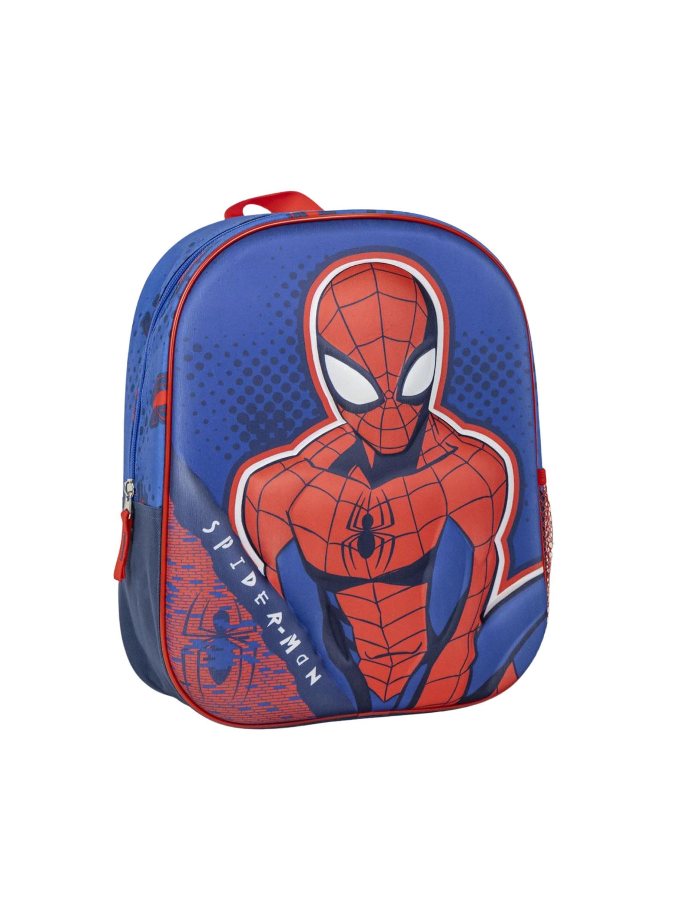 DISNEY Backpack 'Kinder Rucksack 3D – Spiderman' in Red: front