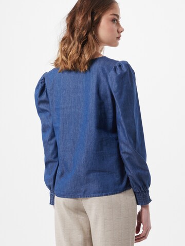 JDY Bluse 'Evelyn' in Blau