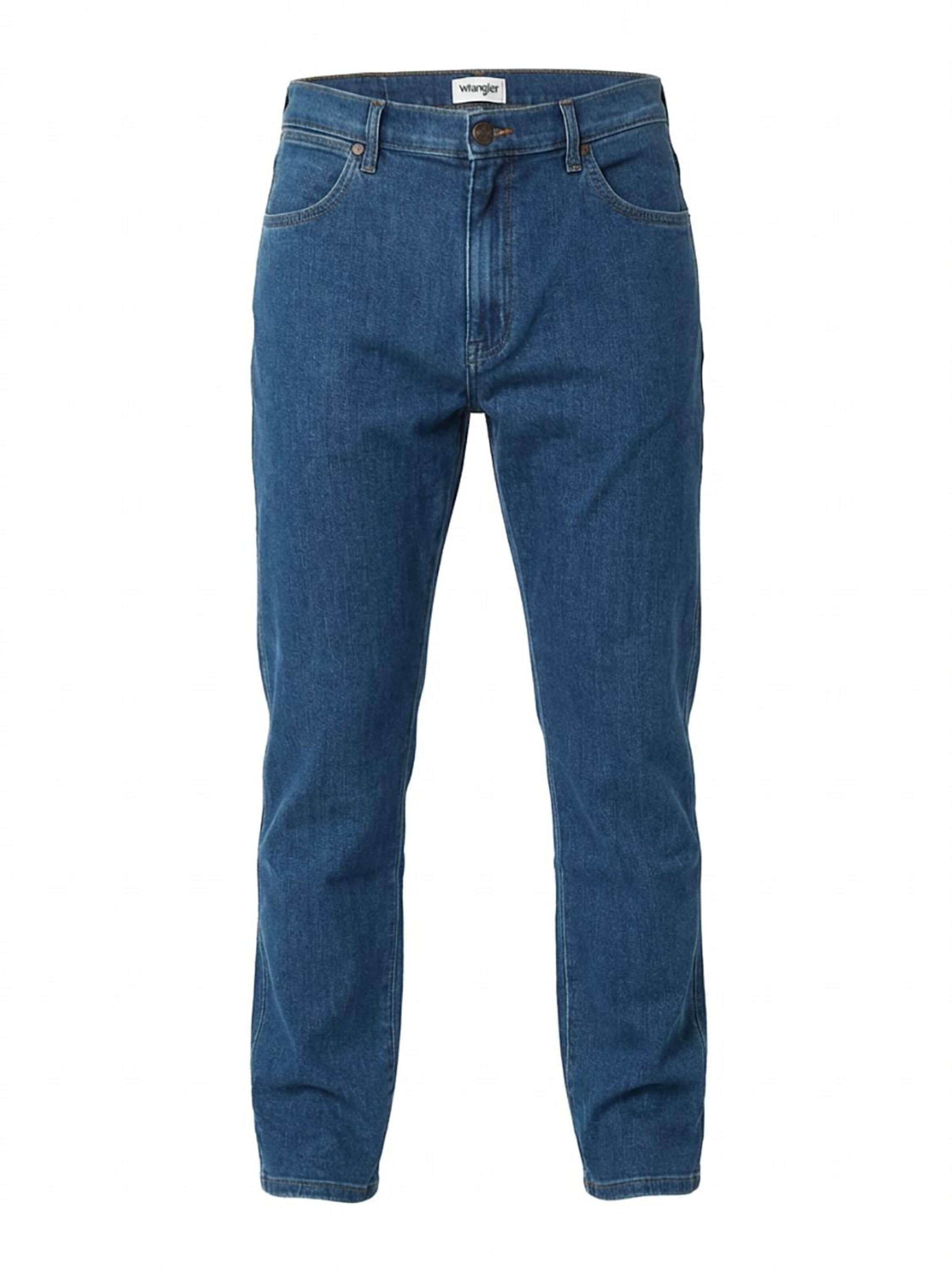 WRANGLER Tapered Jeans 'RIVER Light & Soft Denim'‌‌‌‌‌ in Blau: Vorderseite