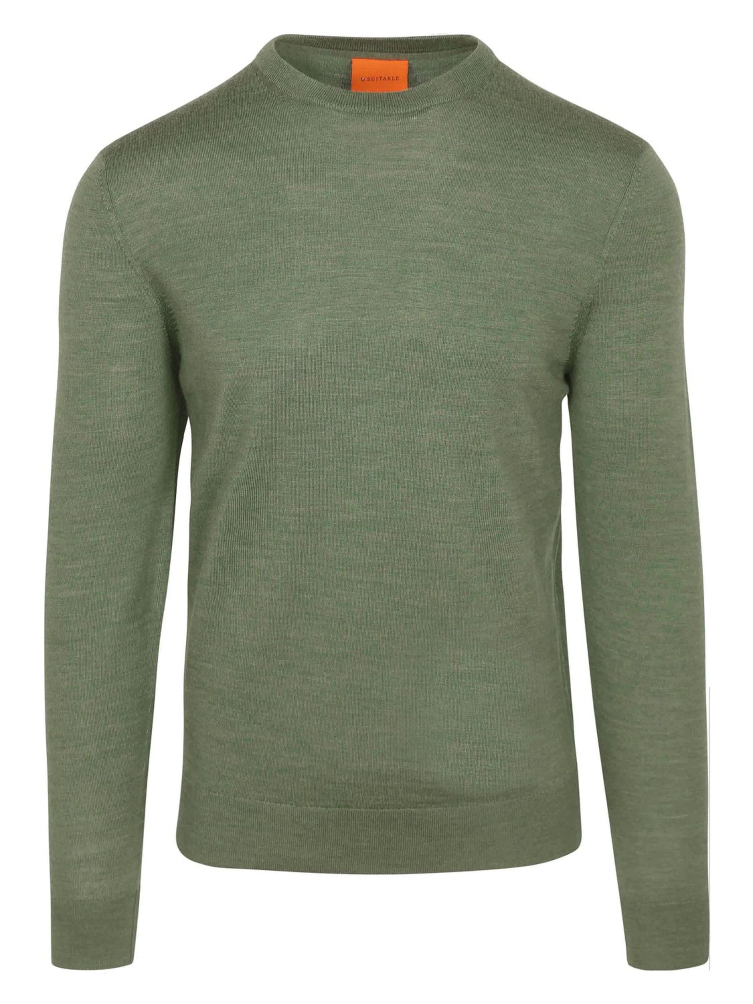 Suitable Shirt in Groen: voorkant