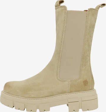 Apple of Eden Chelsea Boots 'CHER' in Beige: front