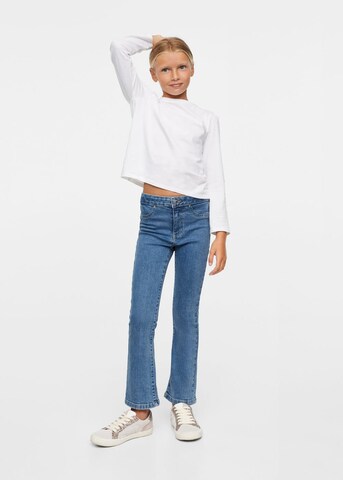 MANGO KIDS Flared Jeans 'Trumpet' in Blue