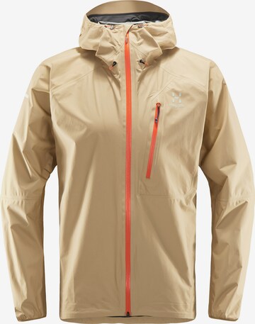 Haglöfs Athletic Jacket 'L.I.M' in Beige: front