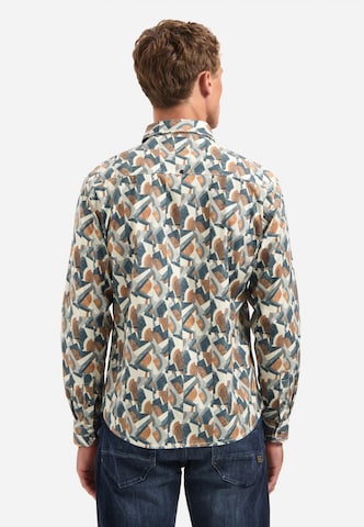 No Excess Comfort fit Overhemd in Blauw