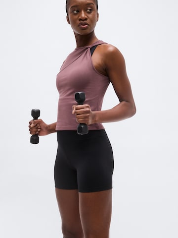 NIKE Top sportowy 'ONE' w kolorze czarny