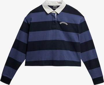 Superdry & Co Shirt 'Athletic Essentials' in Blauw: voorkant
