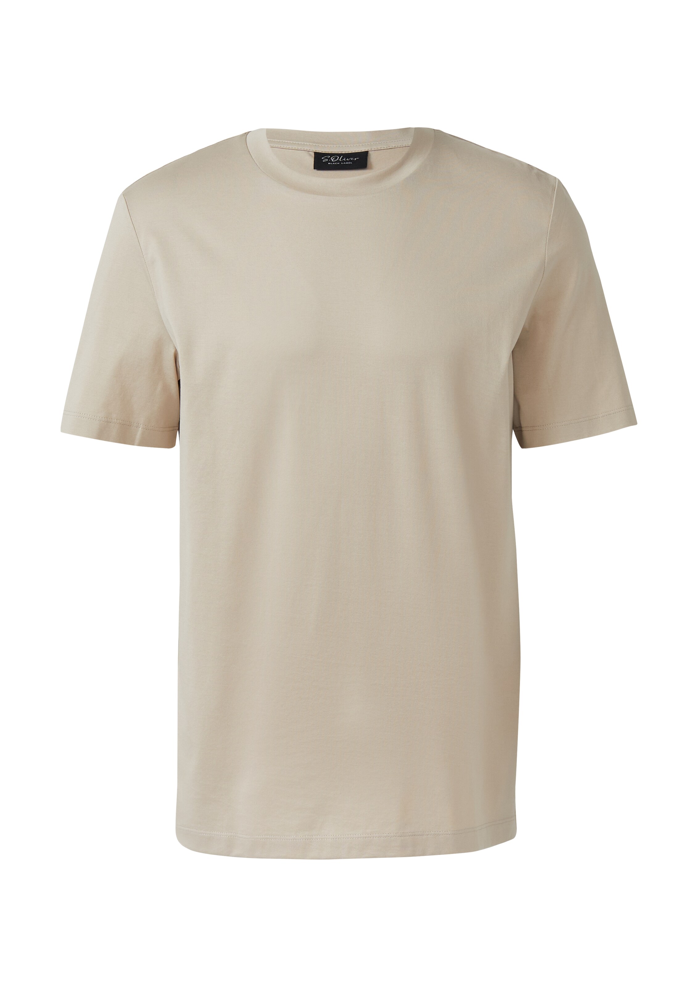 T-Shirt s.Oliver BLACK LABEL en beige : devant