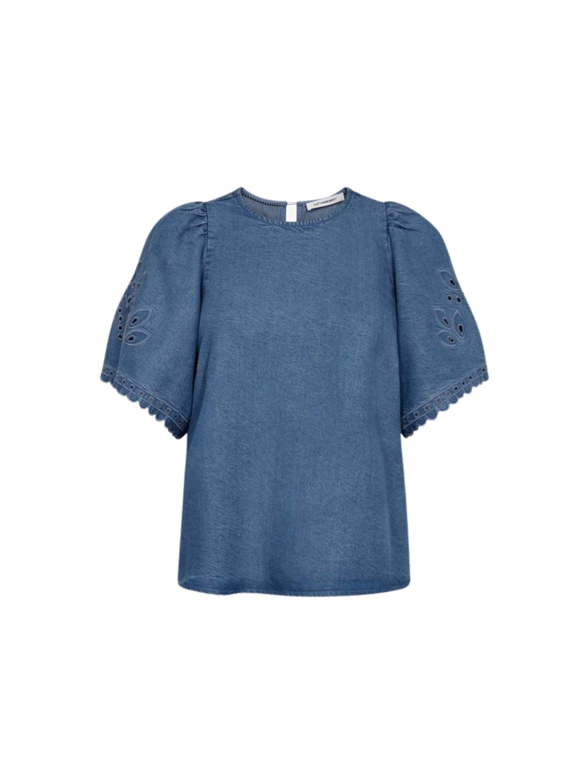 Top ' TellyCC ' di co'couture in blu: frontale