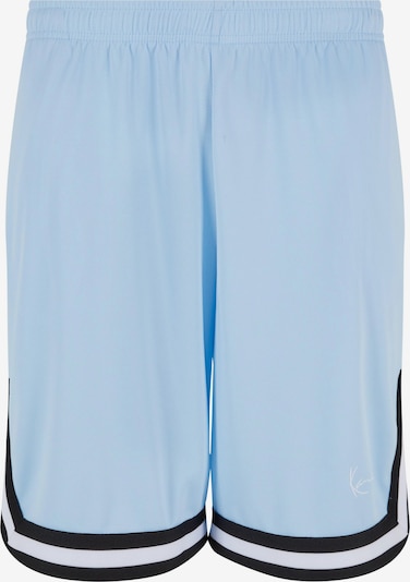 Karl Kani Housut 'Essential' värissä vaaleansininen / musta / valkoinen, Tuotenäkymä