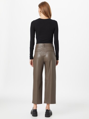 MAC - Loosefit Pantalón de pinzas 'CHIARA' en gris
