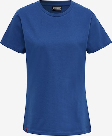 T-shirt Hummel en bleu : devant