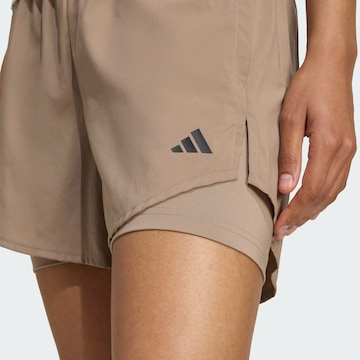 ADIDAS PERFORMANCE Обычный Спортивные штаны 'Made for Training' в Коричневый