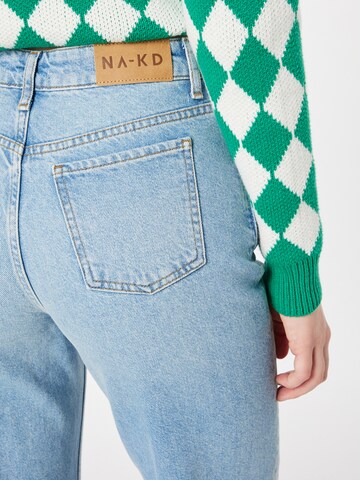 NA-KD Bootcut Jeans 'Ocean Lewis' i blå