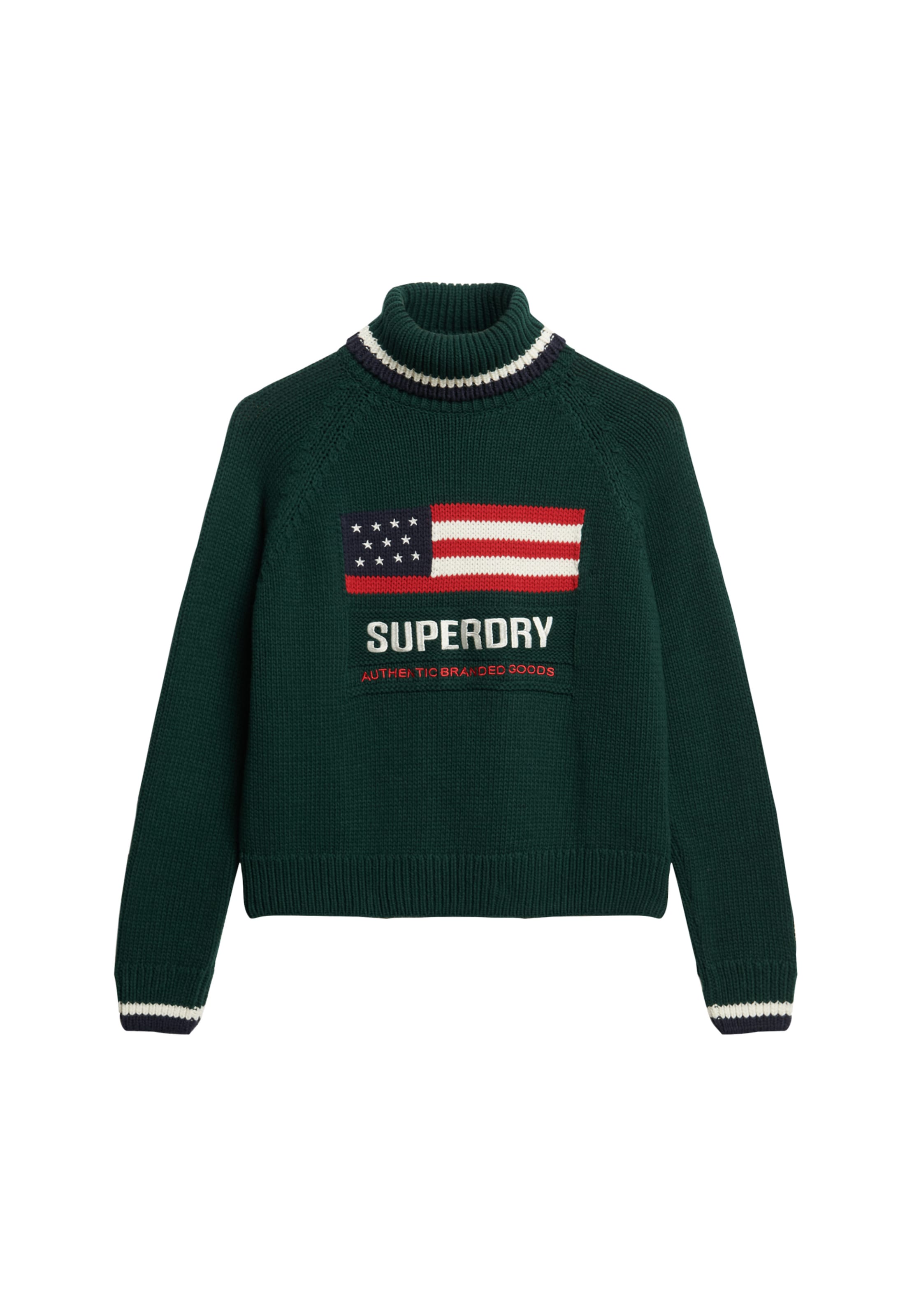 Superdry Pullover 'Americana' in Grün: Vorderseite