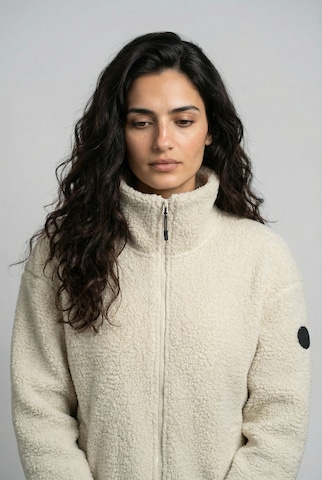 ICEPEAK Athletic Fleece Jacket in Beige