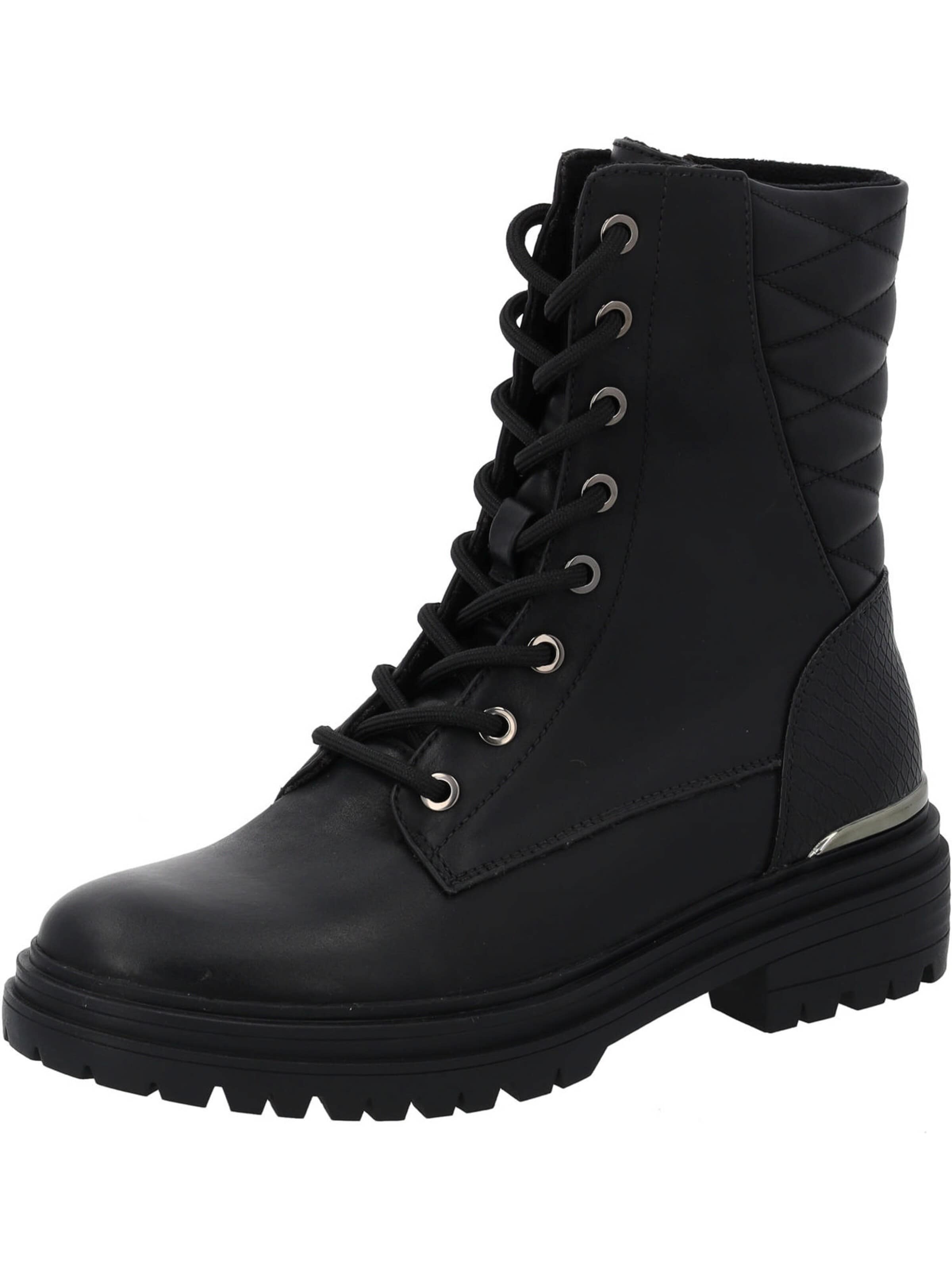 Palado - Botas con cordones 'Palado Nayli' en negro: frente