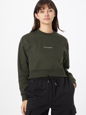 KUUNO Sports sweatshirt in Green: front