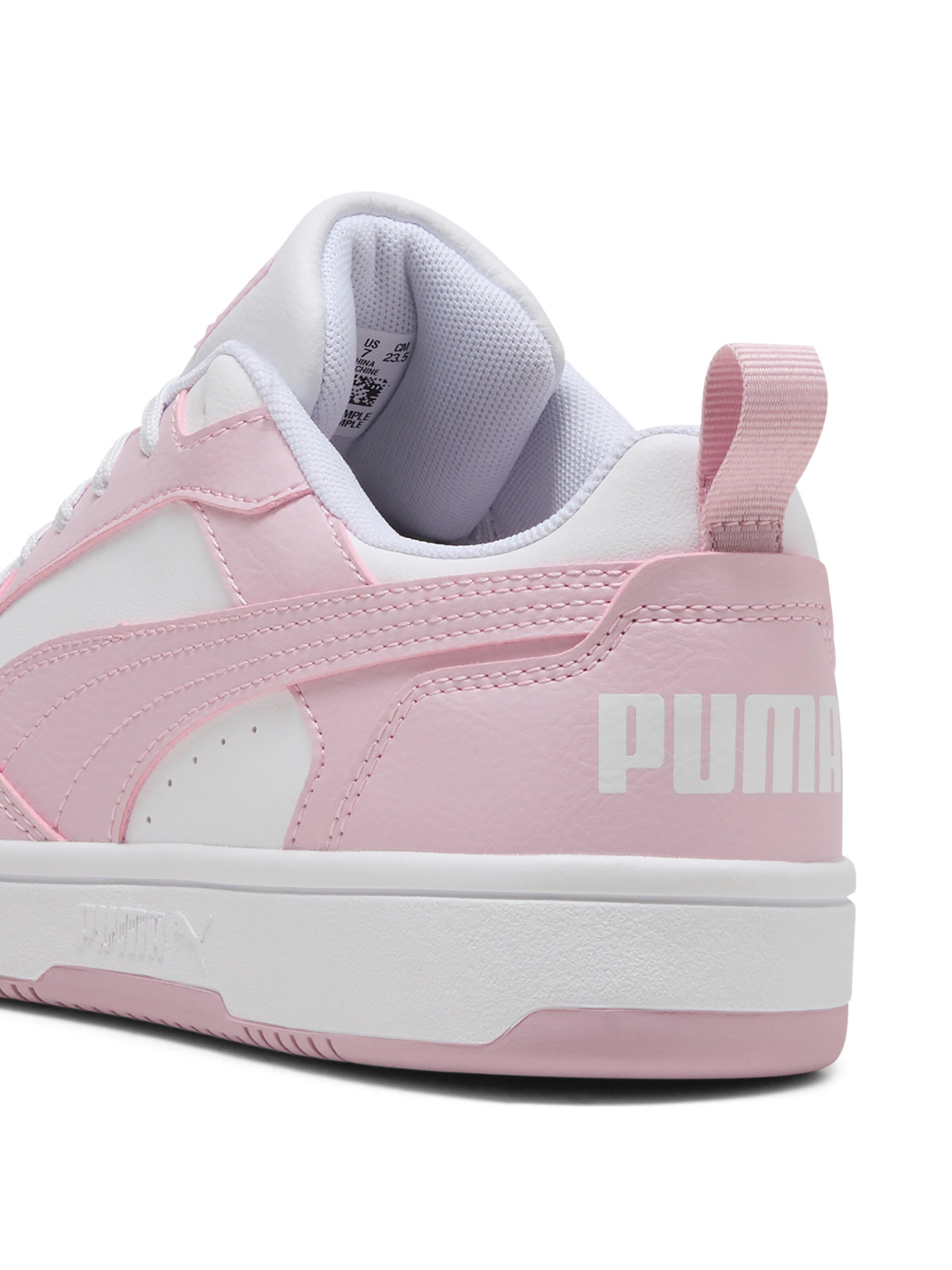 PUMA - Sapatilhas baixas 'Rebound V6' em branco