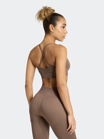 ADIDAS PERFORMANCE Бюстье Спортивный бюстгальтер в Коричневый