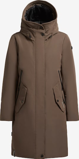 khujo Pitkä talvitakki 'Charlyn5' värissä meleerattu ruskea, Tuotenäkymä