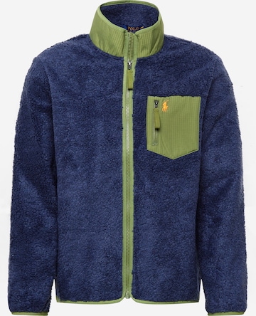 mėlyna Polo Ralph Lauren Flisinis džemperis: priekis