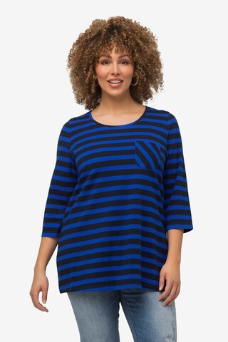 Ulla Popken Shirt in Blauw: voorkant