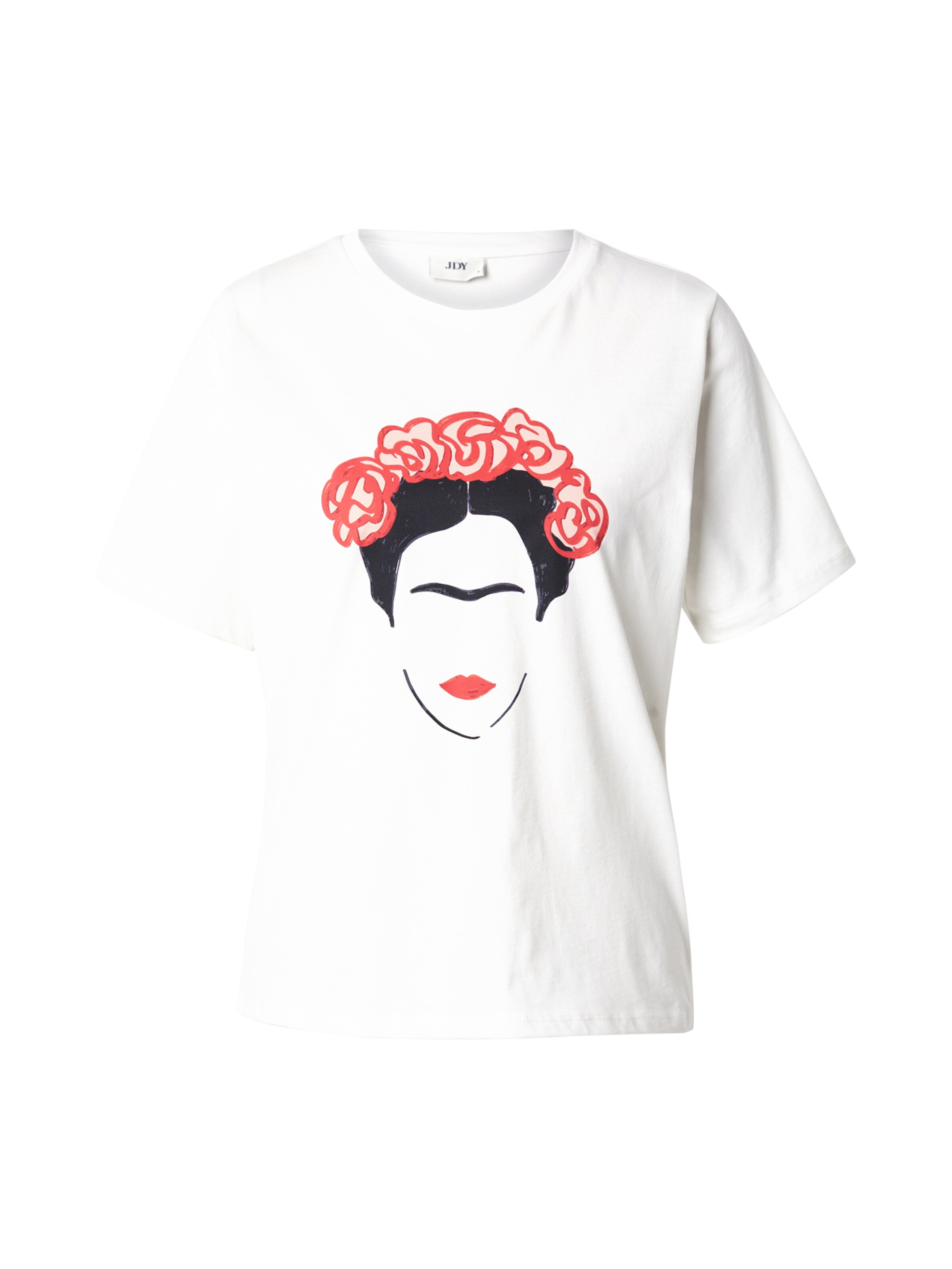 JDY Póló 'JDYFiona' - fehér: elől