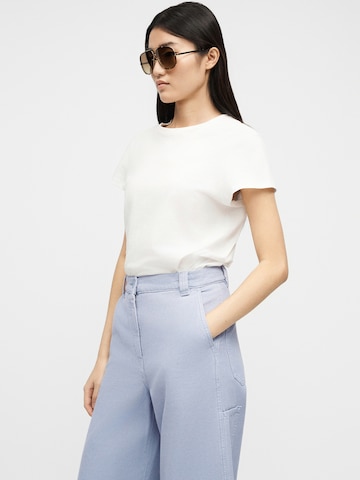 Weekend Max Mara Wide Leg Cargobukser 'SKIPPER' i blå