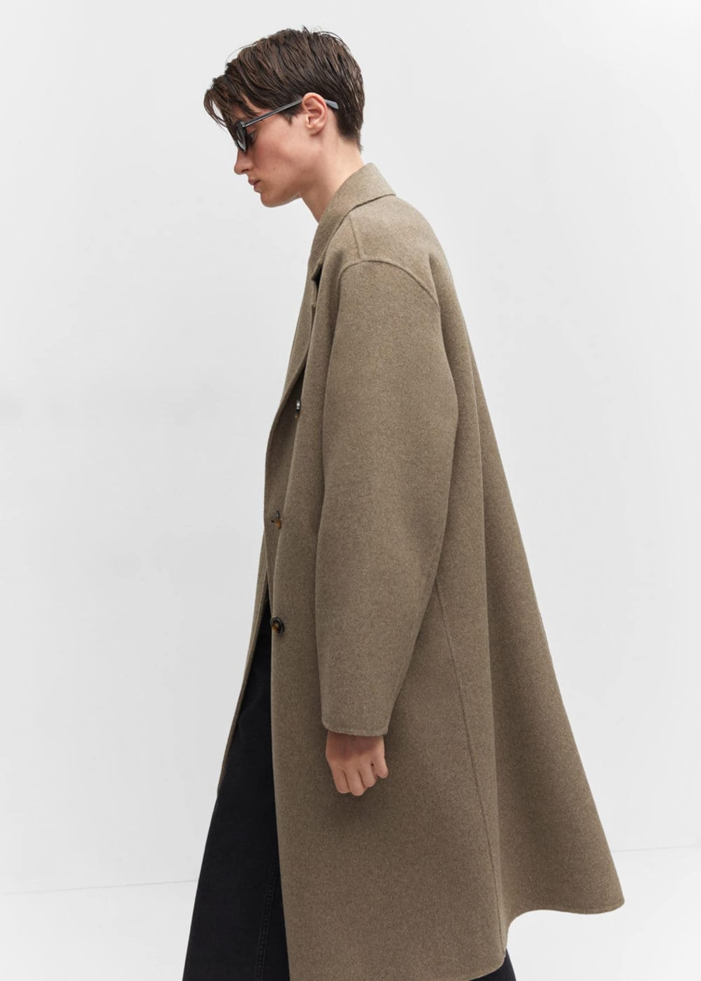 MANGO Between Seasons Coat picarol in Brown ABOUT YOU