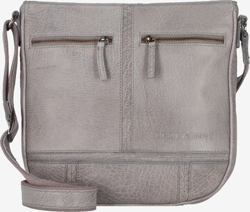 Borsa a tracolla 'Femi & Nine' di Greenland Nature in grigio: frontale