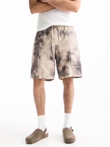 Pull&Bear Loosefit Shorts in Grau: predná strana