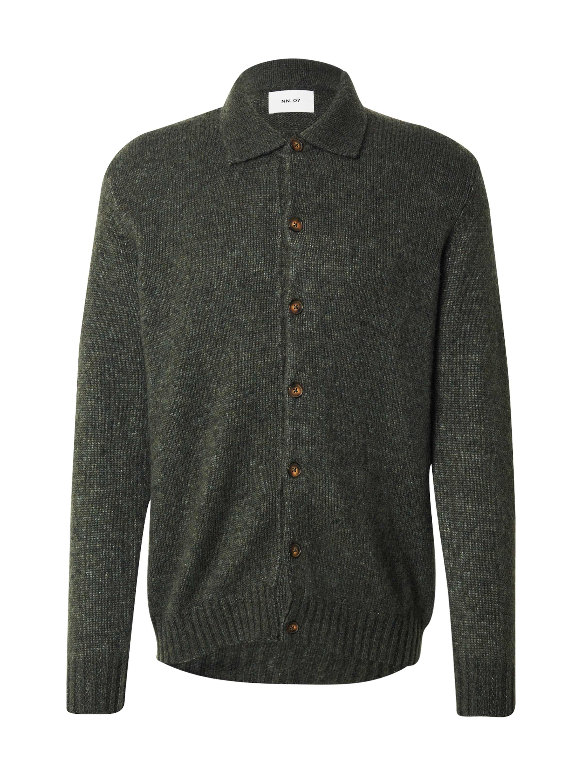 NN07 Cardigan i grøn: forside
