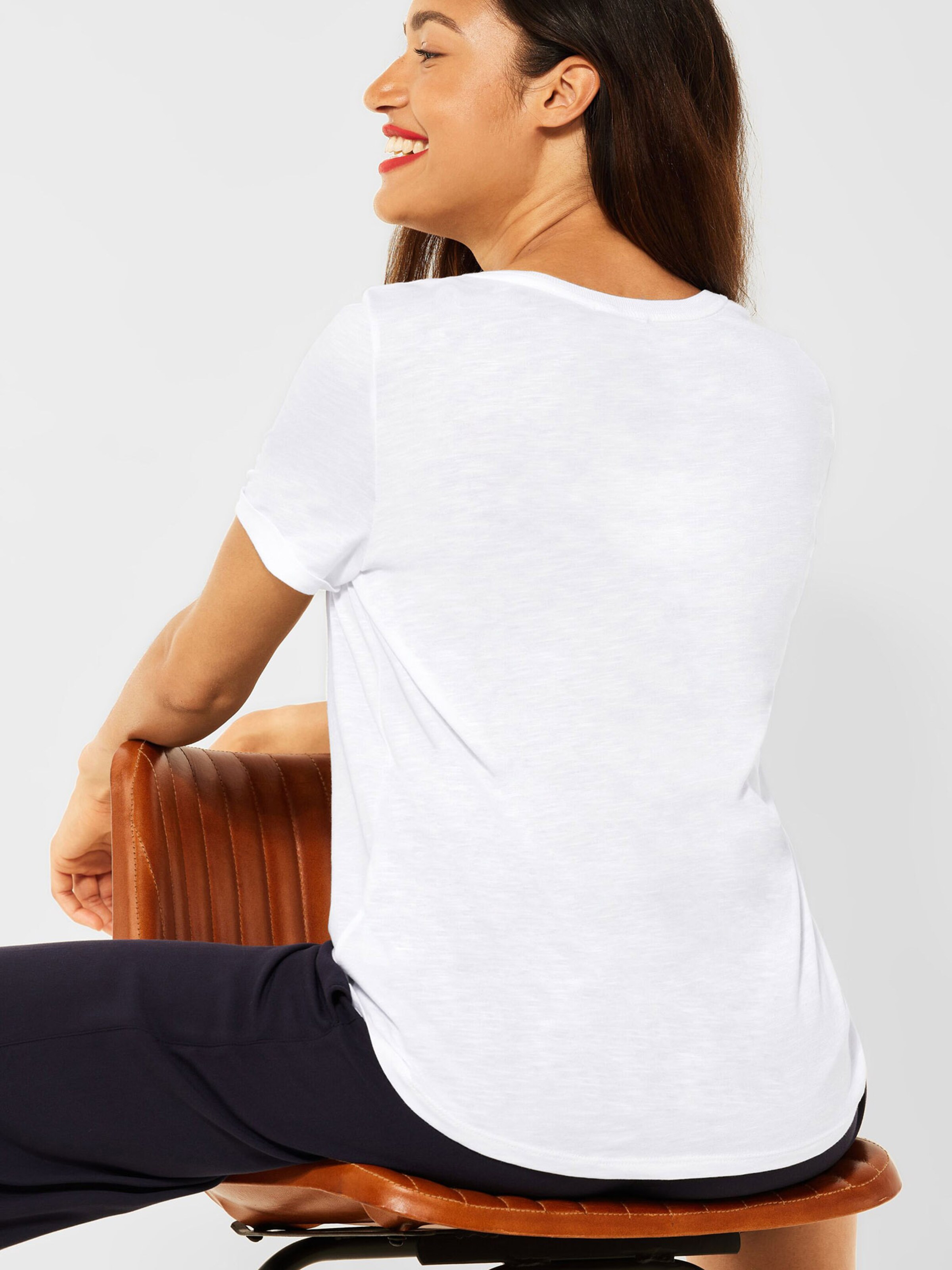 Frauen Shirts & Tops STREET ONE T-Shirt in Weiß - CM81947 Frauen Shirts & Tops STREET ONE T-Shirt in Weiß - CM81947