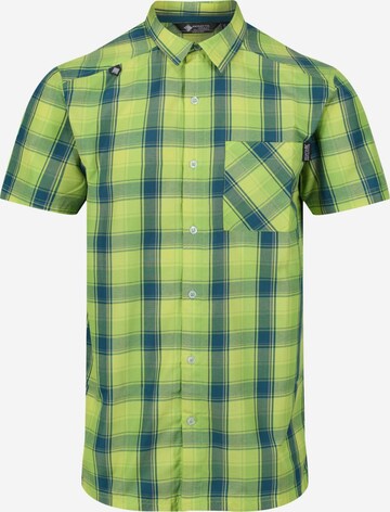 REGATTA Athletic Button Up Shirt 'Kalambo IV' in Yellow: front