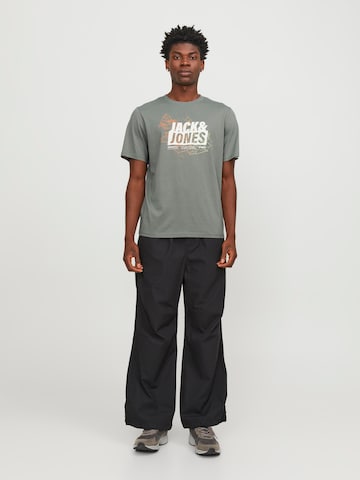 zaļš JACK & JONES T-Krekls 'MAP'