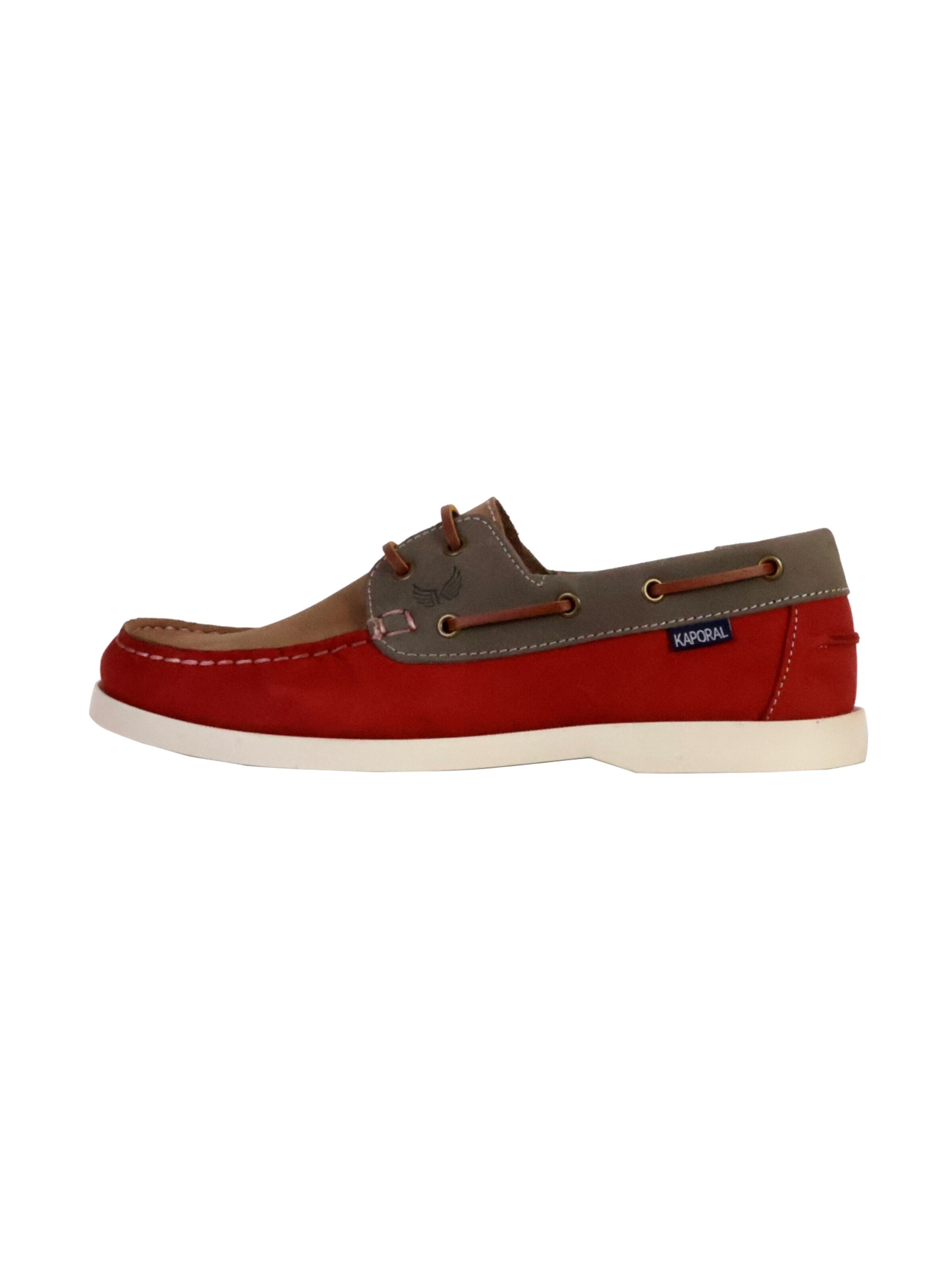 Kaporal - Zapatillas 'Fably-Ledermokassin' en rojo: frente
