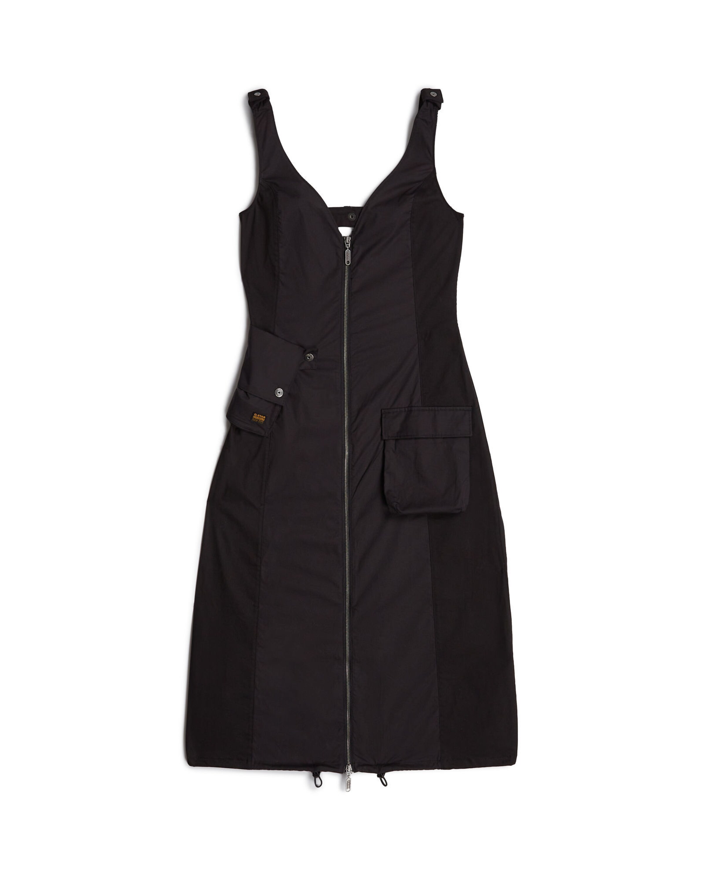 G-STAR Jurk in Zwart: voorkant